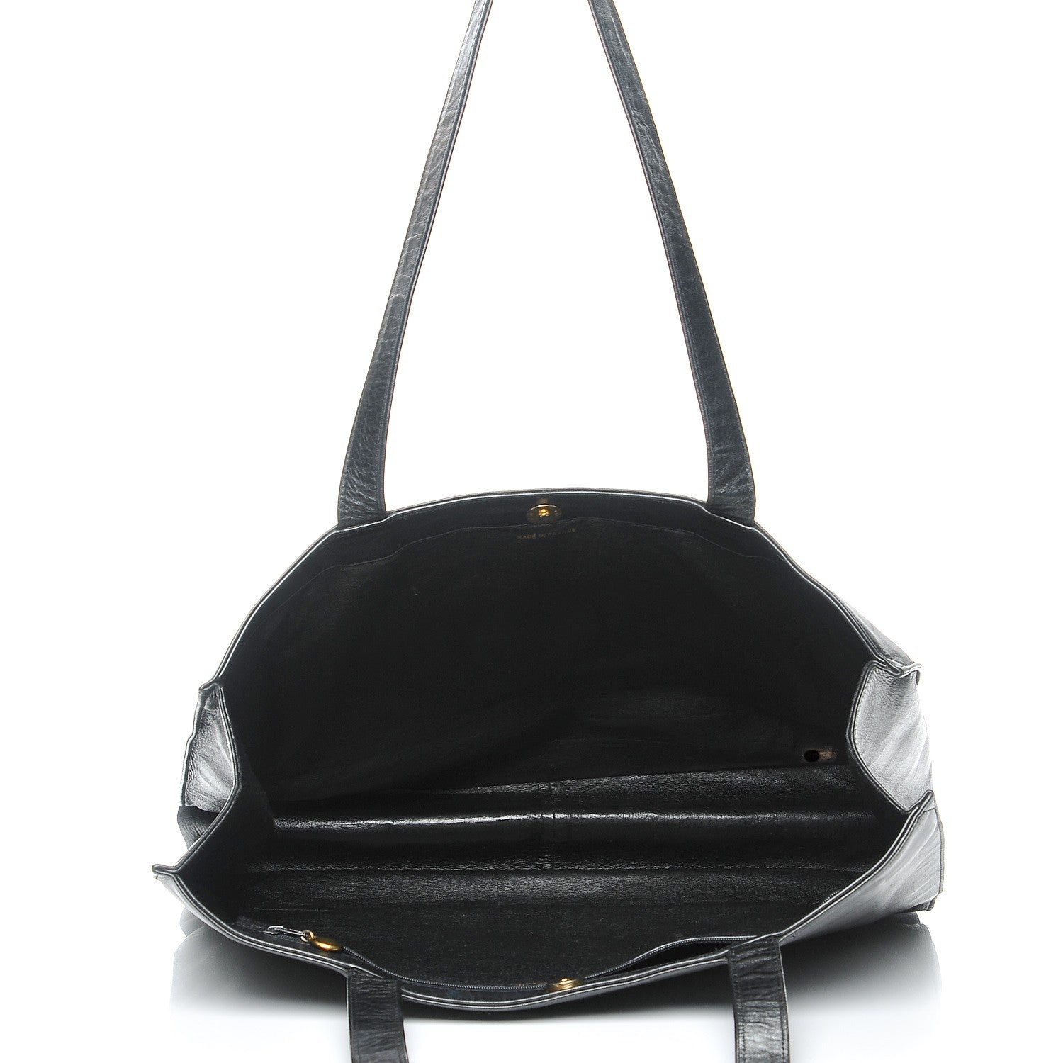 Chanel Calfskin CC Tote Black 5 of 8