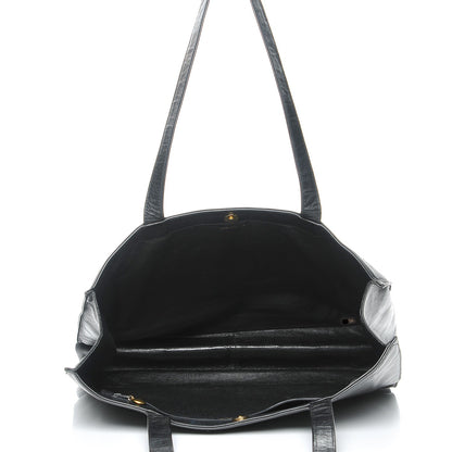 Chanel Calfskin CC Tote Black 5 of 8