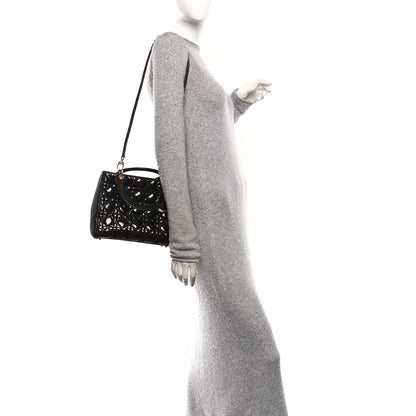 Christian Dior Patent Cannage Medium Lady Dior Dark Brown 2 of 11