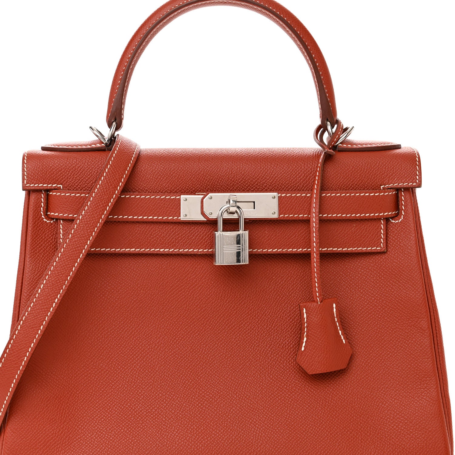 Hermes Epsom Kelly Retourne 28 Brique 8 of 19