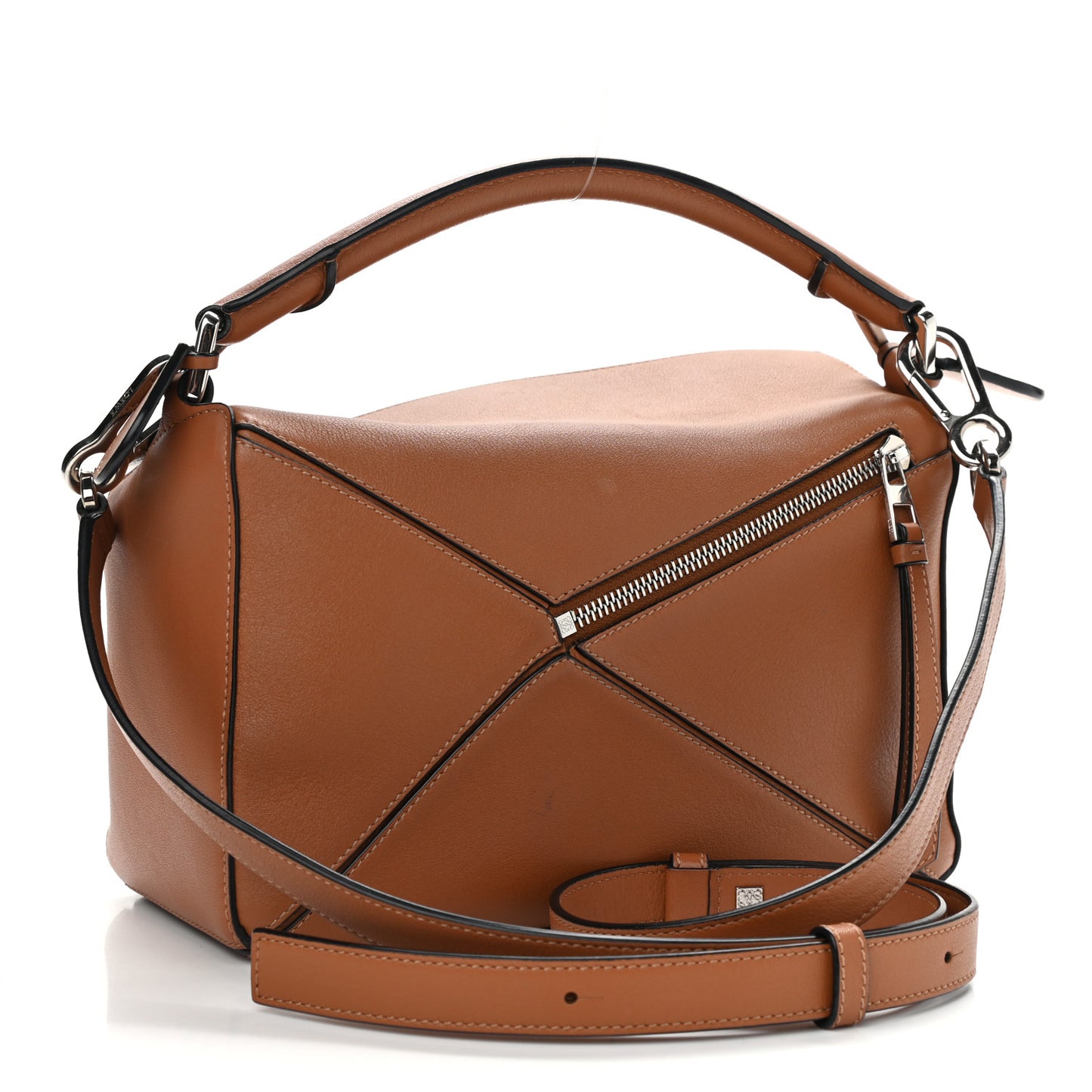 Calfskin Small Puzzle Bag Tan
