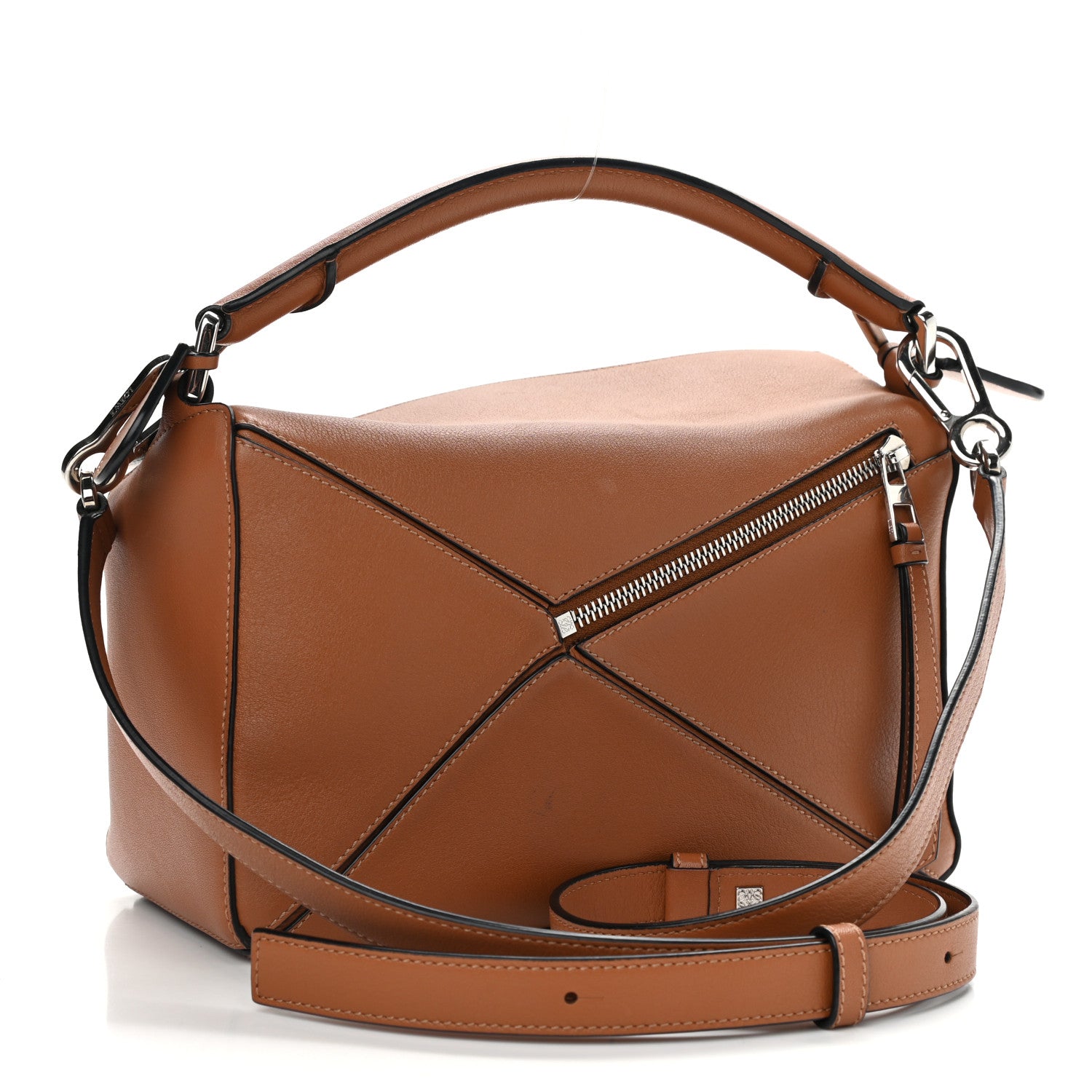 Loewe Calfskin Small Puzzle Bag Tan 3 of 15