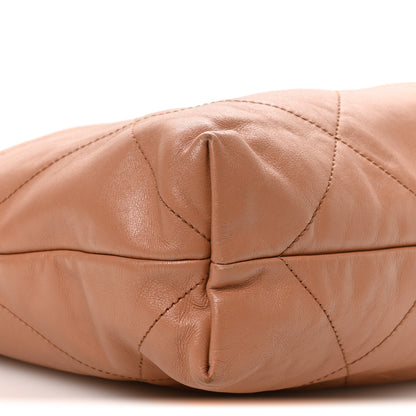 Chanel Shiny Calfskin Quilted Chanel 22 Camel 10 of 11