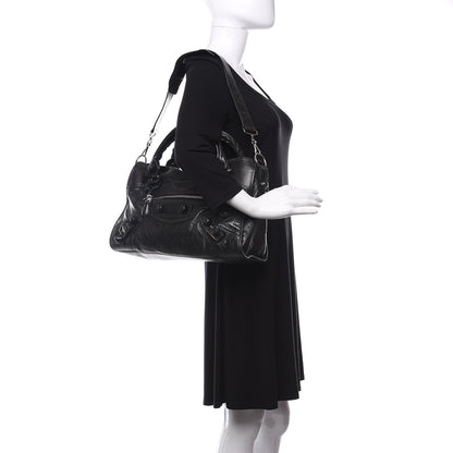 Balenciaga Agneau Giant Brogues Hardware City Black 2 of 14