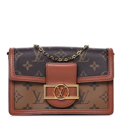 Louis Vuitton Reverse Monogram Dauphine Chain Wallet 1 of 13