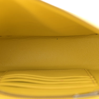 Celine Grained Calfskin Small Trotteur Yellow 5 of 12