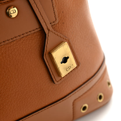 Christian Dior Grained Calfskin Street Chic Top Handle Bag Brown 14 of 16