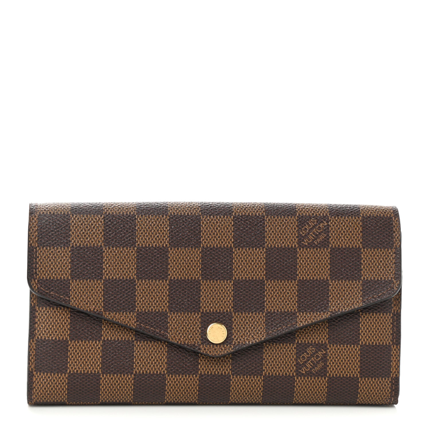 Louis Vuitton Damier Ebene Sarah Wallet NM 1 of 6