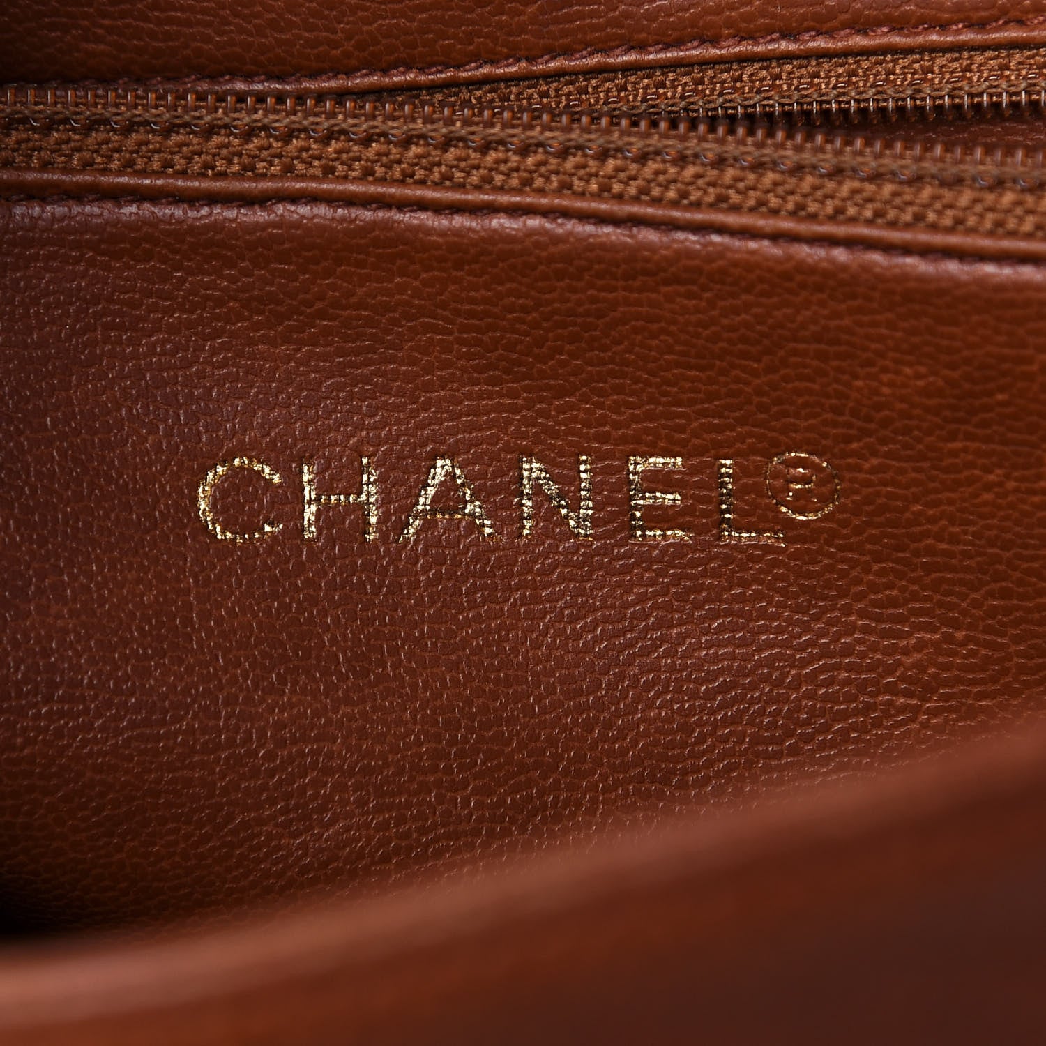 Chanel Caviar CC Backpack Brown 5 of 14