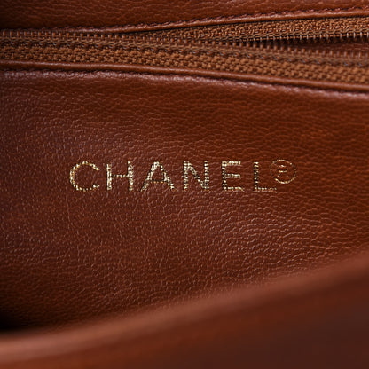 Chanel Caviar CC Backpack Brown 5 of 14