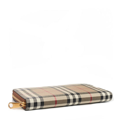 Burberry Vintage Check Elmore Zip Around Wallet Brown 4 of 10