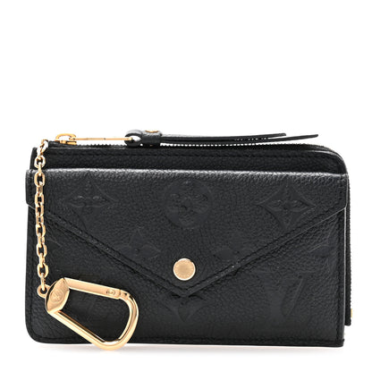 Louis Vuitton Empreinte Recto Verso Card Holder Black 1 of 7