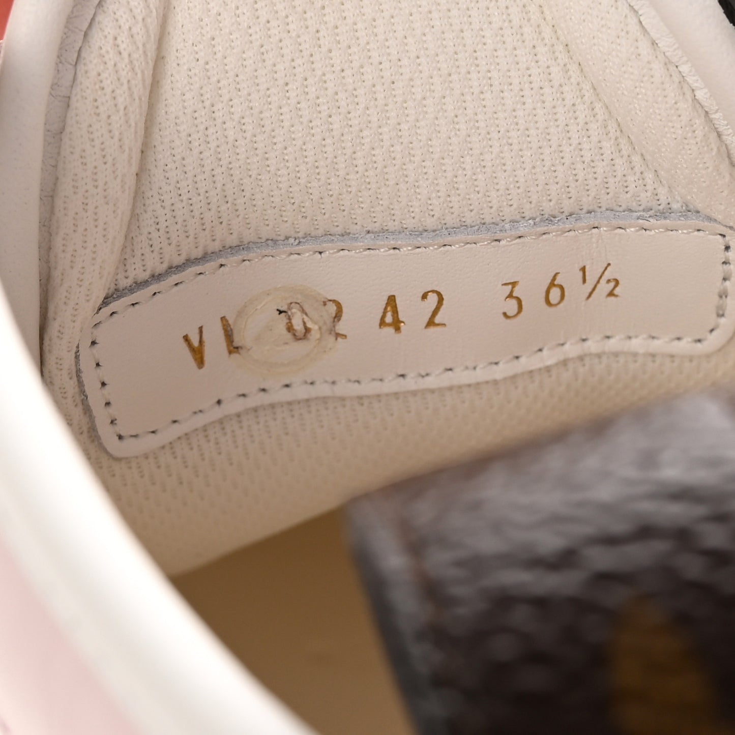 Canvas Monogram LV Squad Sneaker Boots 36.5 White Pink