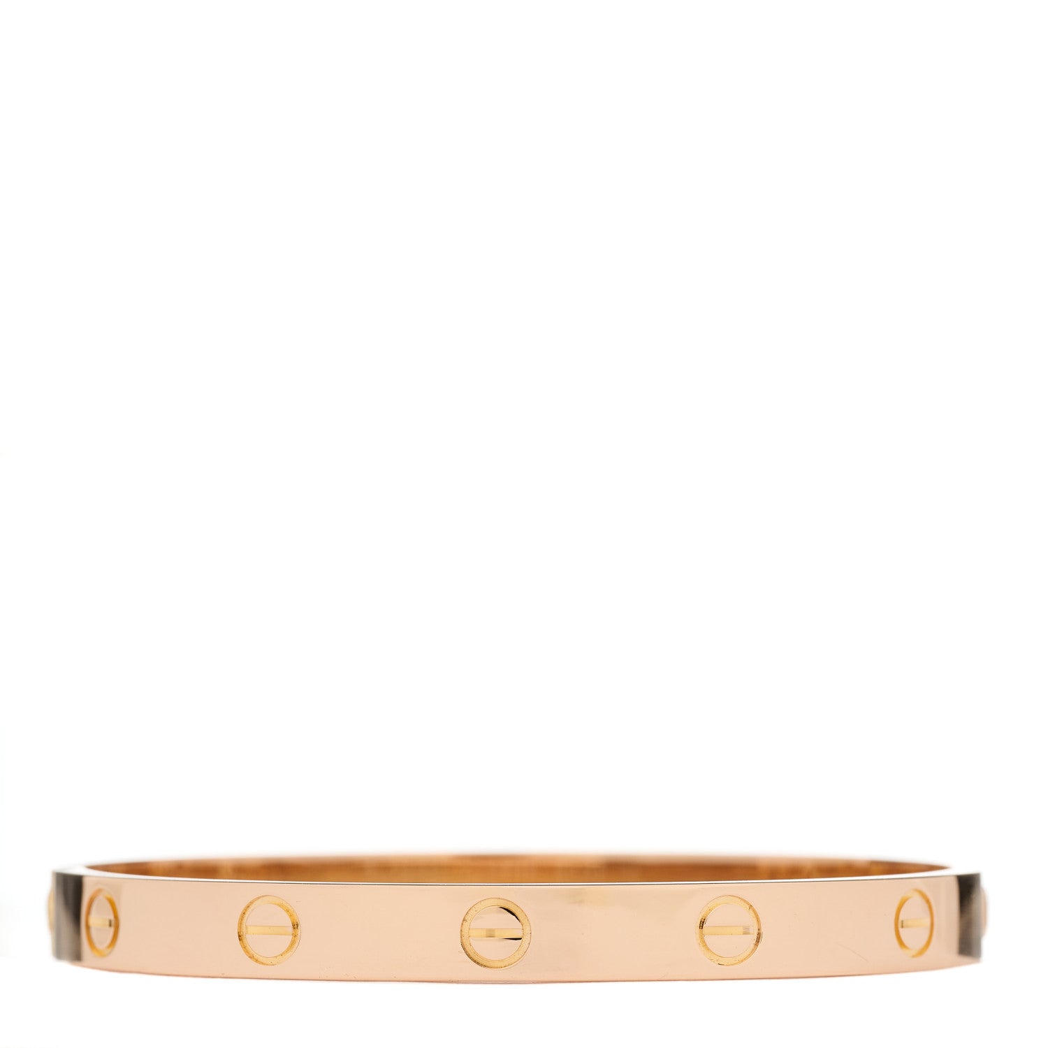 Cartier 18K Pink Gold LOVE Bracelet 17 1 of 7