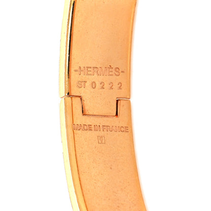 Hermes Enamel Narrow Clic Cadenas Locky Me Bracelet PM Songe Pastel 5 of 5