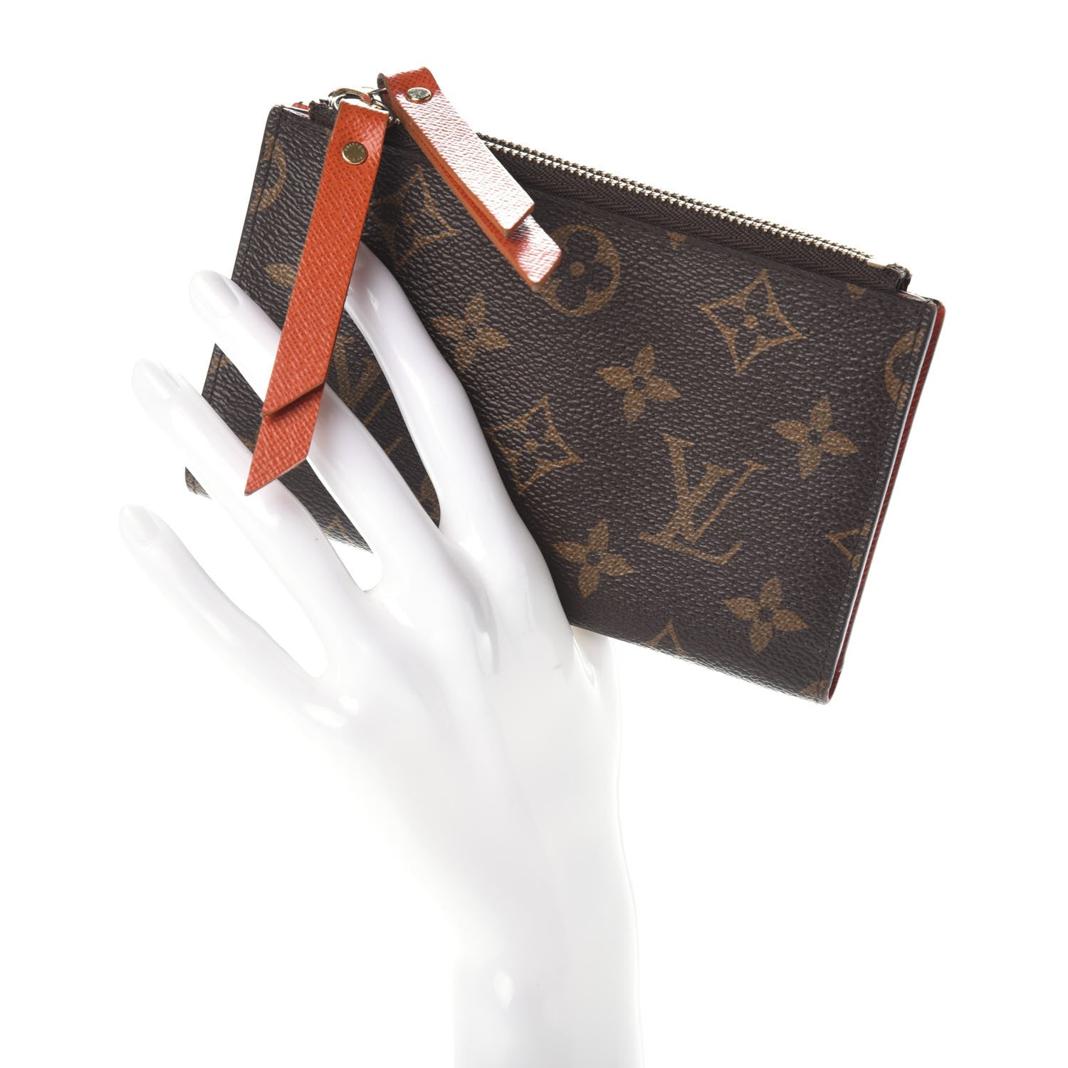 Louis Vuitton Monogram Compact Adele Wallet Piment 2 of 6