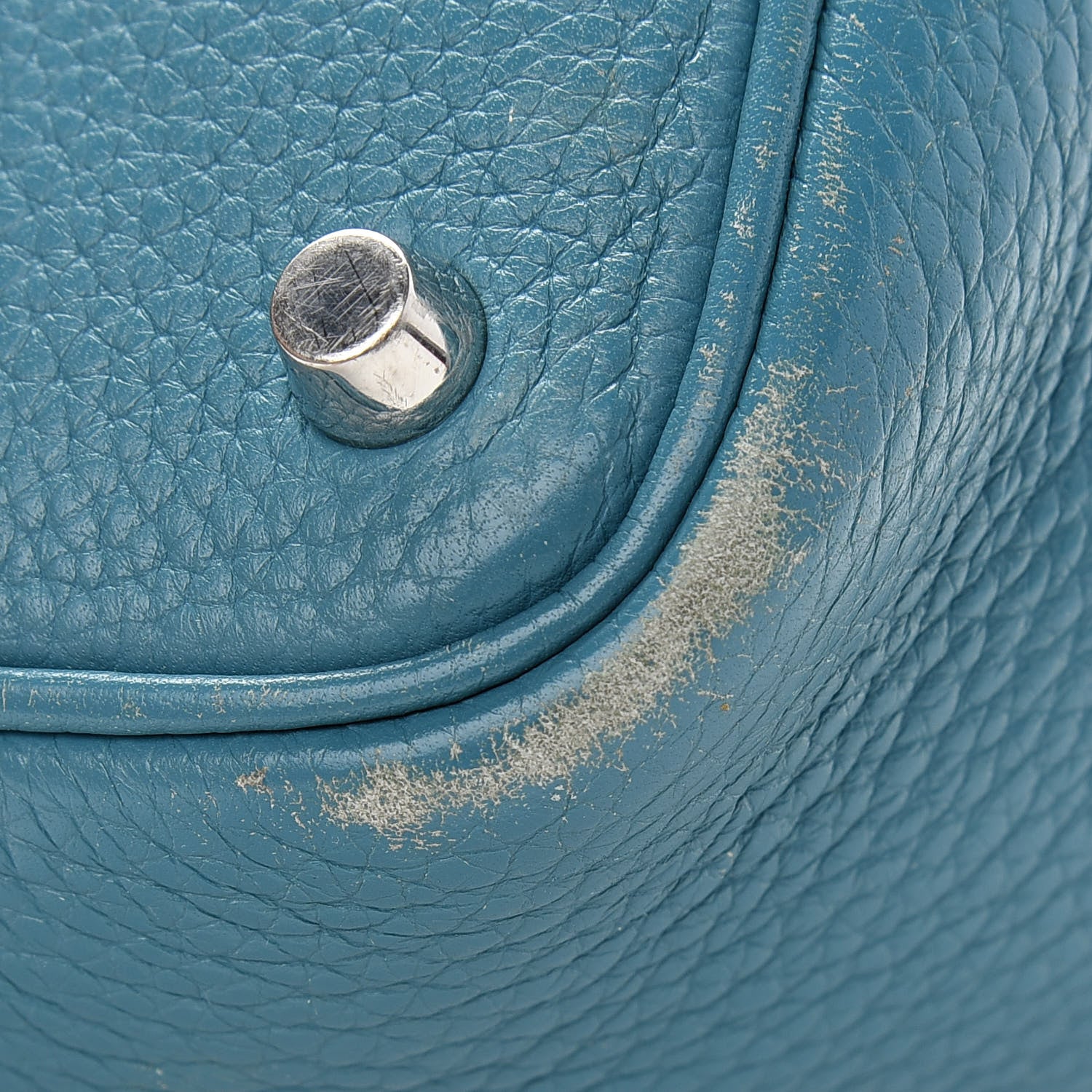Hermes Taurillon Clemence Picotin Lock 18 PM Blue Jean 8 of 14