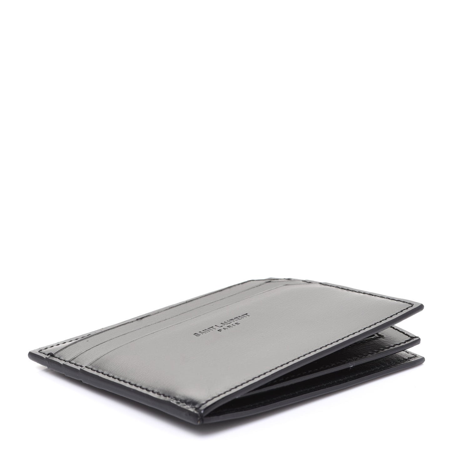 Calfskin Card Case Black