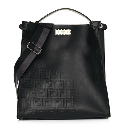 Fendi Vitello Grace FF Gradient Embossed Peekaboo X-Lite Fit Black 1 of 14