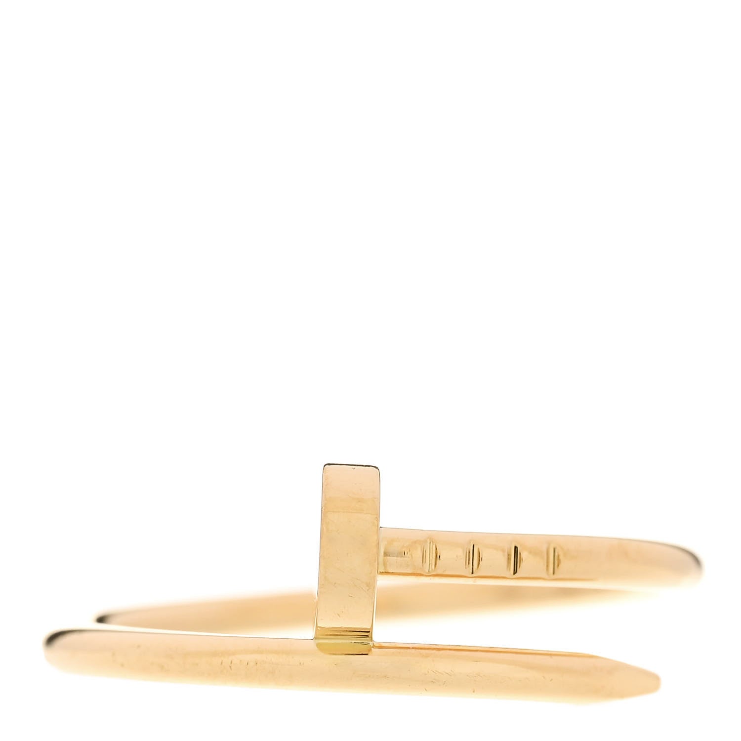 Cartier 18K Yellow Gold Small Juste Un Clou Ring 60 9 1 of 5