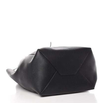 Celine Soft Grained Calfskin Medium Belt Cabas Phantom Black 4 of 8