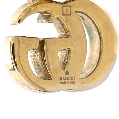 Gucci Metal Pearl Double G Chain Drop Earrings Gold 4 of 5