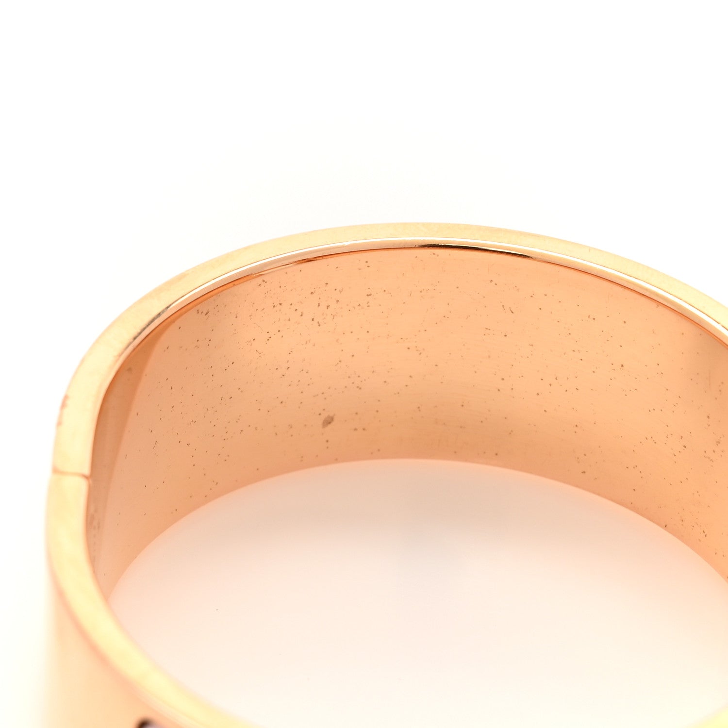 Hermes Enamel Wide Clic Clac H Bracelet GM Rose Dragee 6 of 6