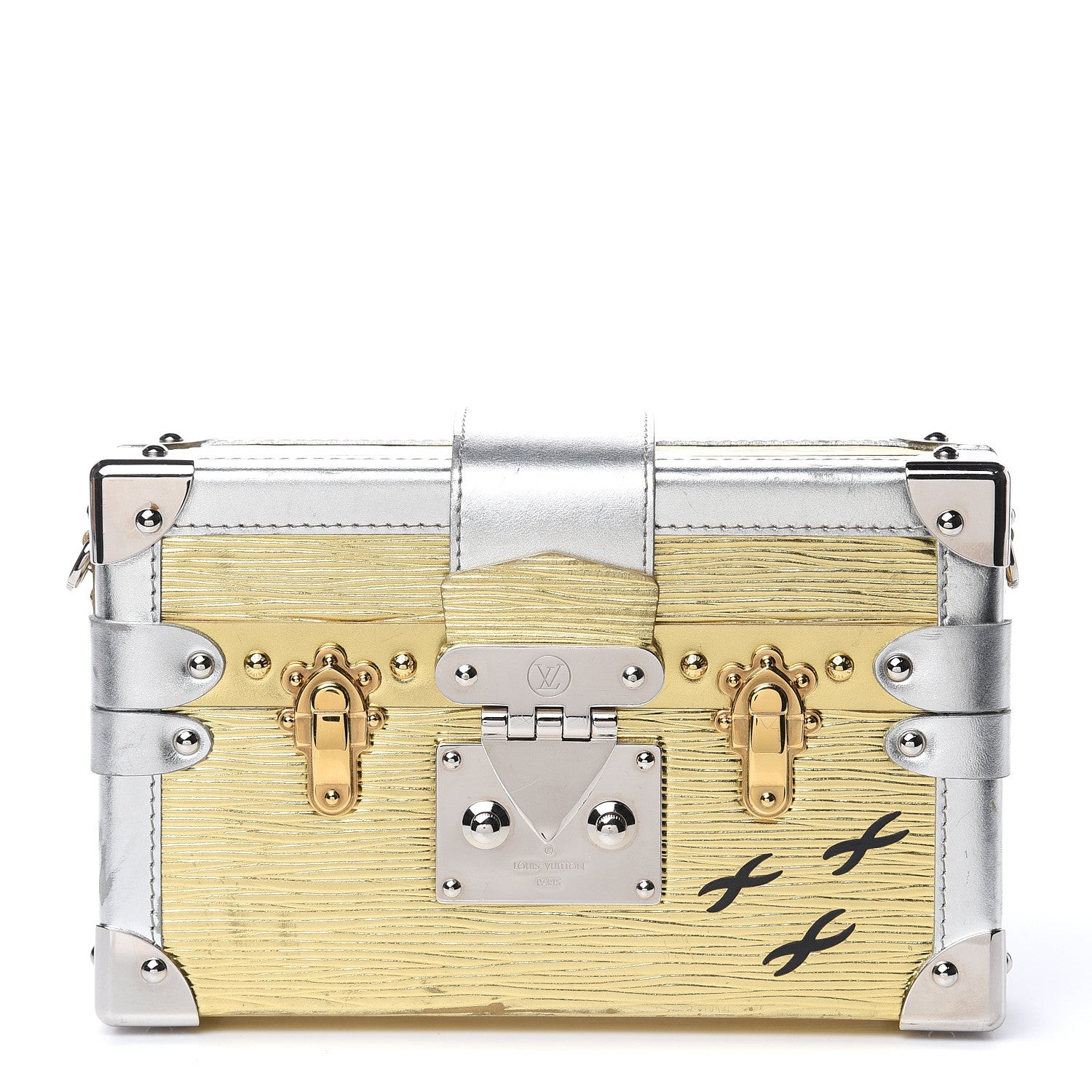 Louis Vuitton Metallic Epi Petite Malle Gold 1 of 14