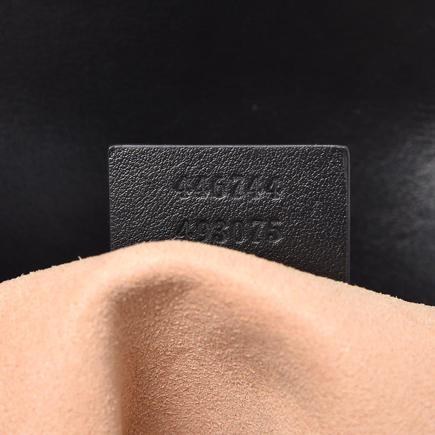 Calfskin Matelasse Mini GG Marmont Shoulder Bag Black