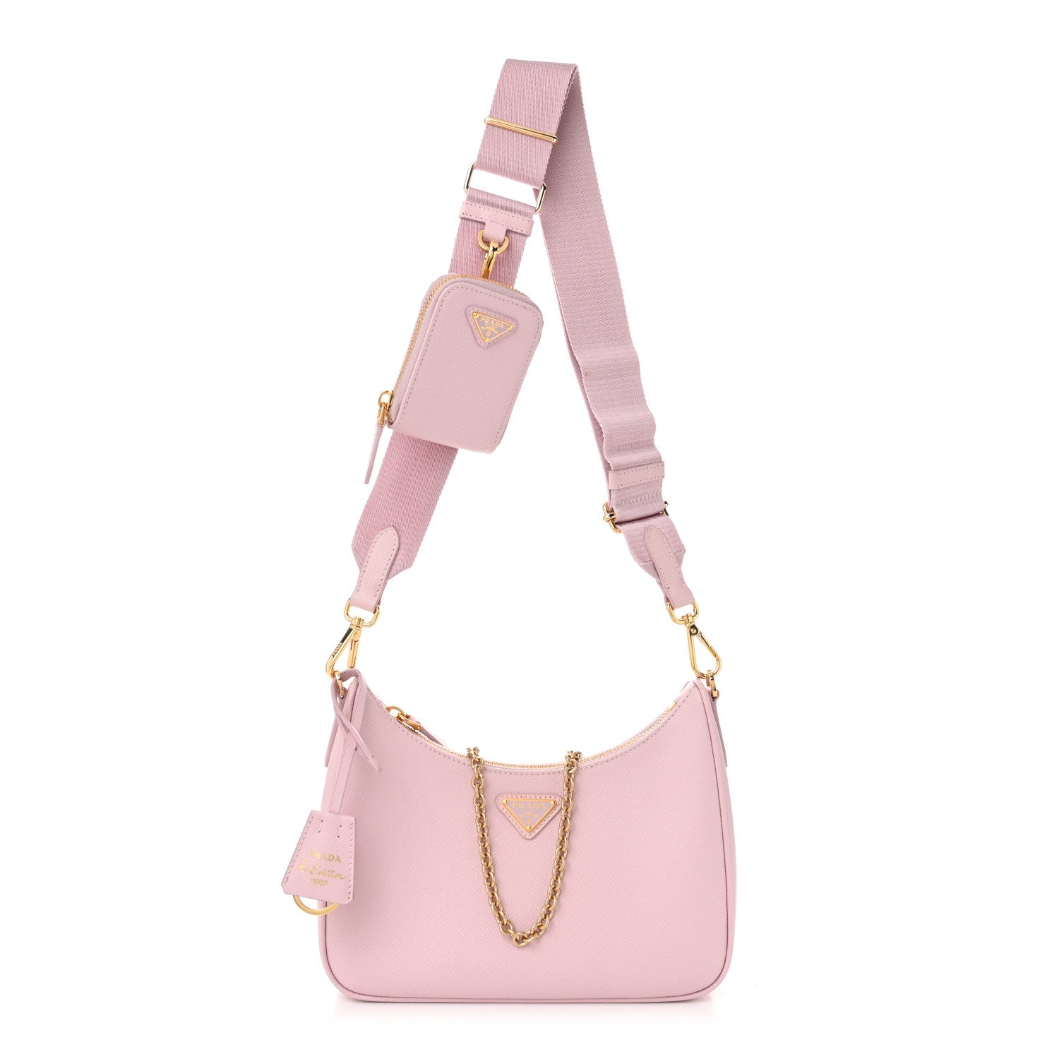 Prada Saffiano Lux Re-Edition 2005 Shoulder Bag Alabastro 1 of 11