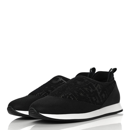 Fendi X SARAH COLEMAN Mesh FF Vertigo Runner Slip On Sneakers 36 Black 3 of 13