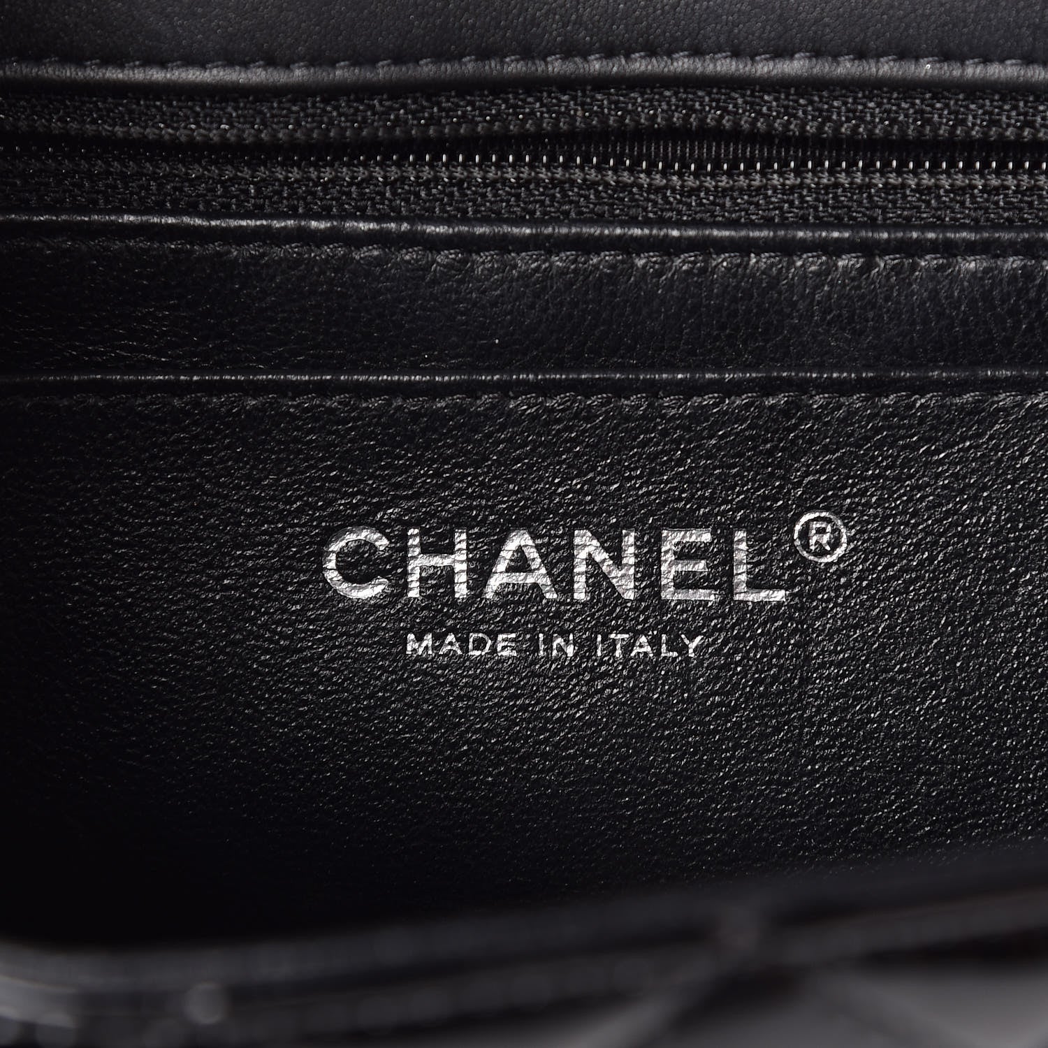 Chanel Patent Calfskin Quilted Mini Rectangular Flap Black 6 of 10