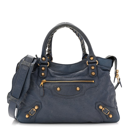 Balenciaga Agneau Giant 12 Gold Hardware Town Bleu Persan 1 of 13