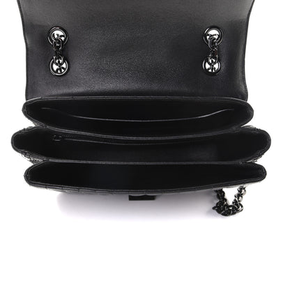 Celine Calfskin Quilted Medium C Bag Black 5 of 6