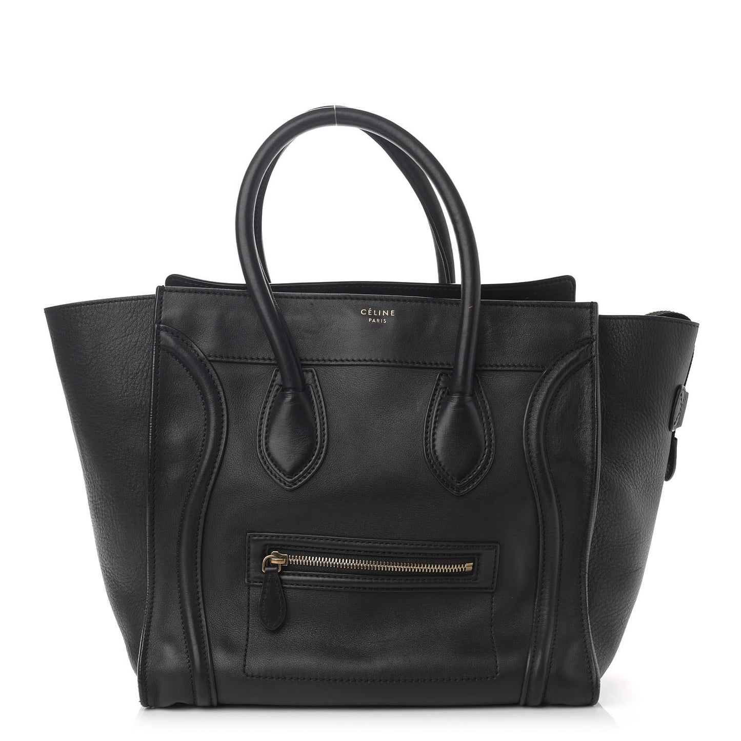 Smooth Calfskin Mini Luggage Black