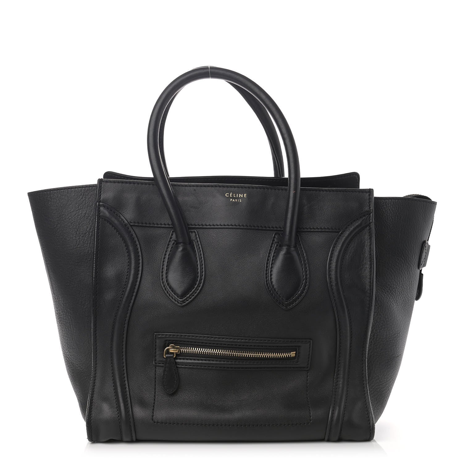 Celine Smooth Calfskin Mini Luggage Black 1 of 14