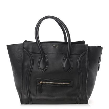 Celine Smooth Calfskin Mini Luggage Black 1 of 14