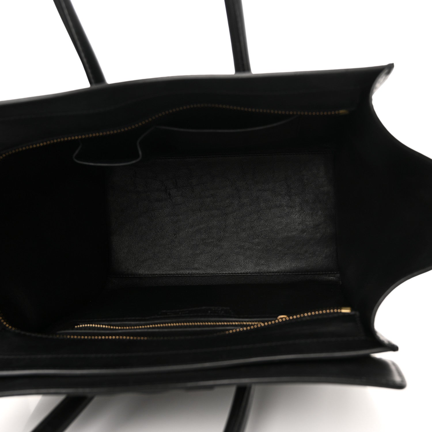 Celine Smooth Calfskin Mini Luggage Black 5 of 9