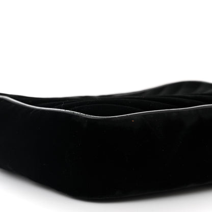 Saint Laurent Velvet Matelasse Monogram Lou Camera Bag Black 9 of 10