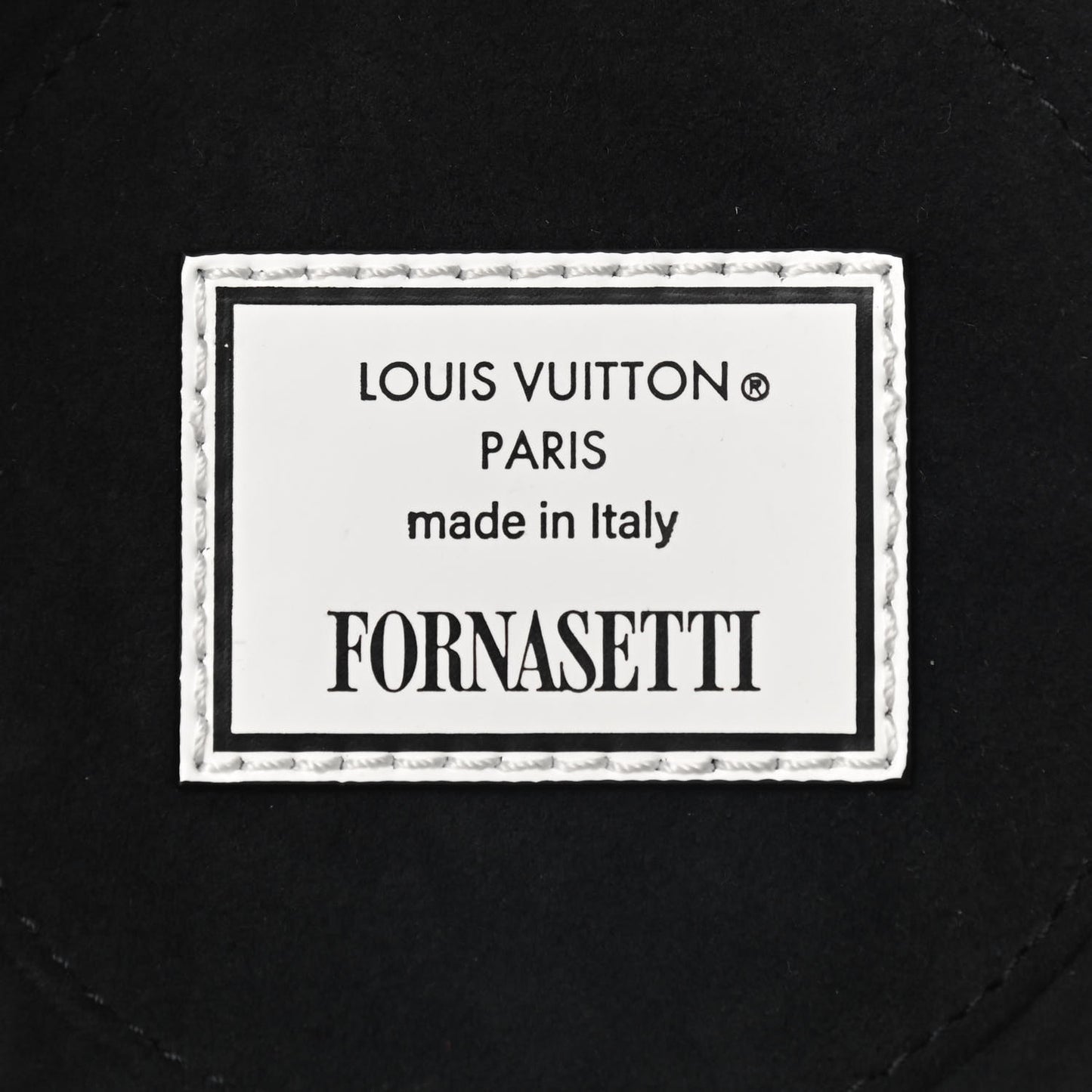X FORNASETTI Calfskin Architettura Cannes Black White