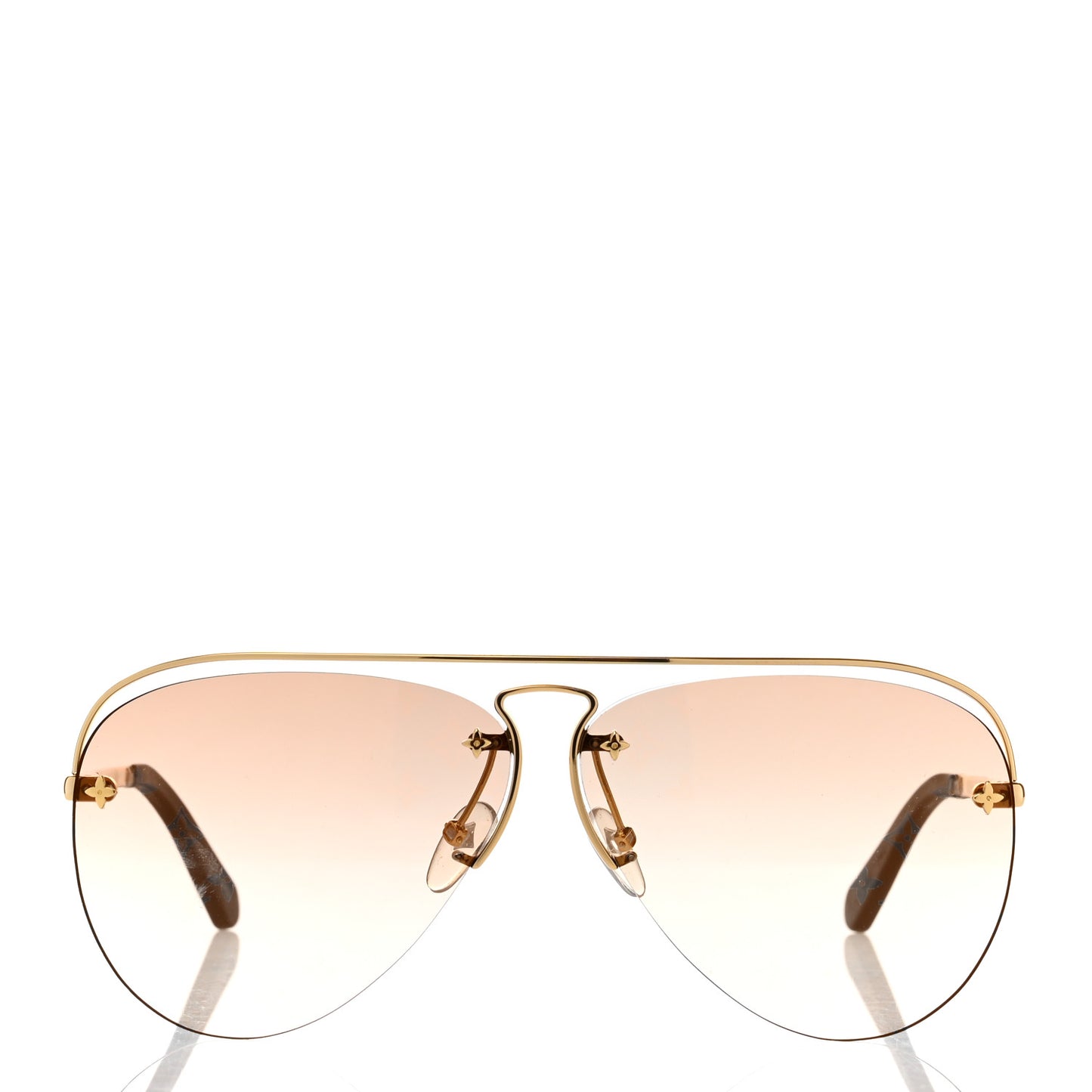 Monogram Grease Sunglasses Z1366E Gold