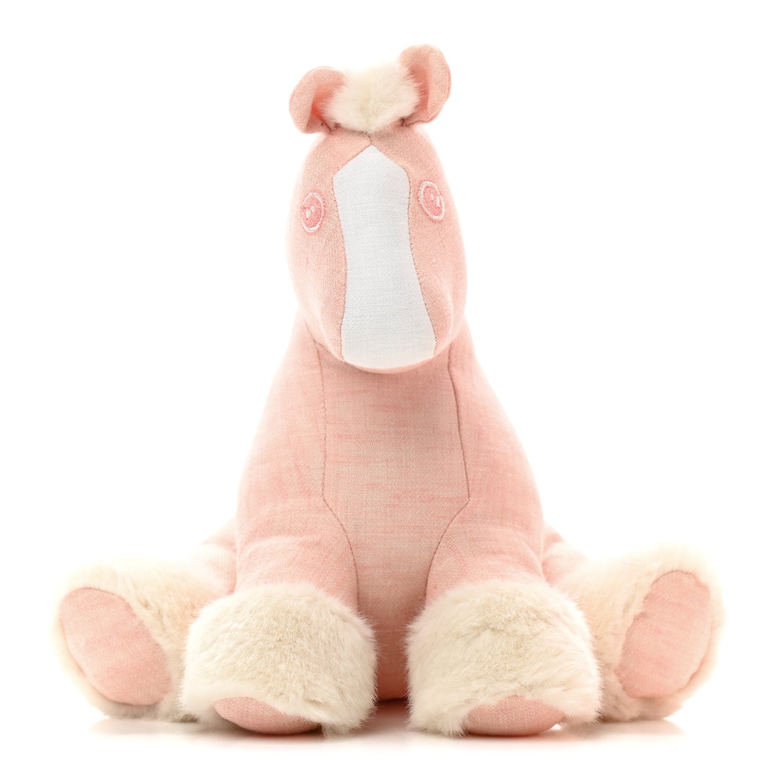 Hermes Linen Baby Hermy Plush Toy Rose Lilas 1 of 10