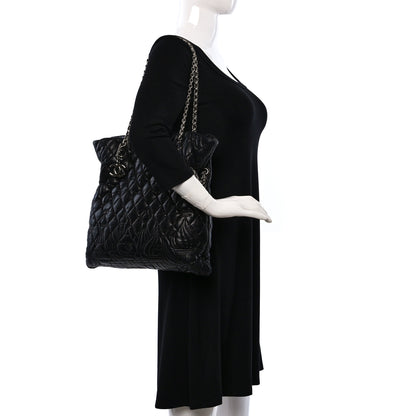 Chanel Lambskin Quilted Large Paris Moscou Red Square Bag Black 2 of 9