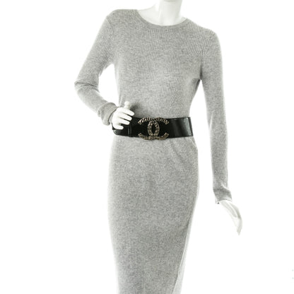 Chanel Patent CC Wide Belt 80 32 Black 2 of 7