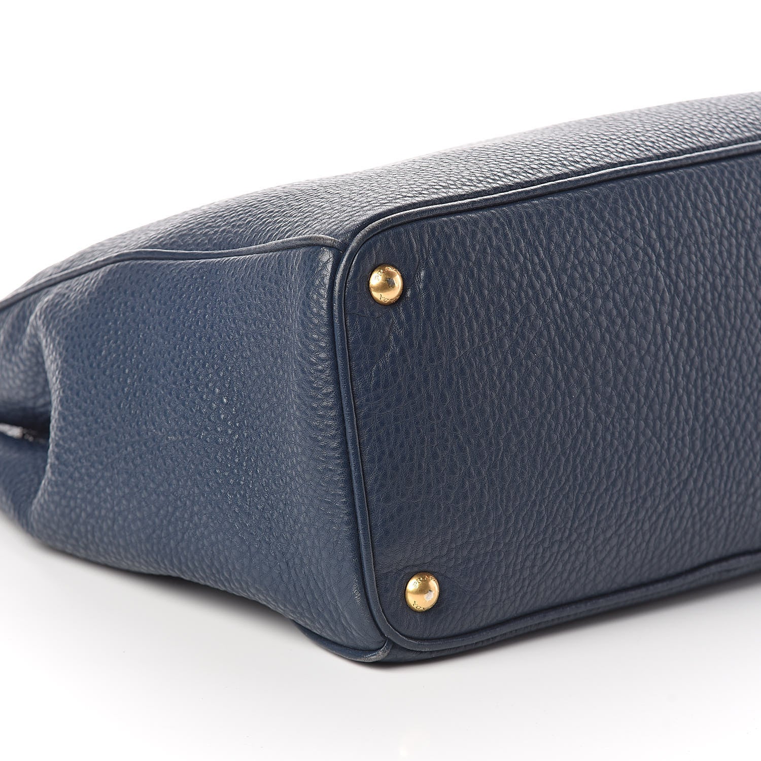 Prada Vitello Daino Tote Bluette 8 of 9