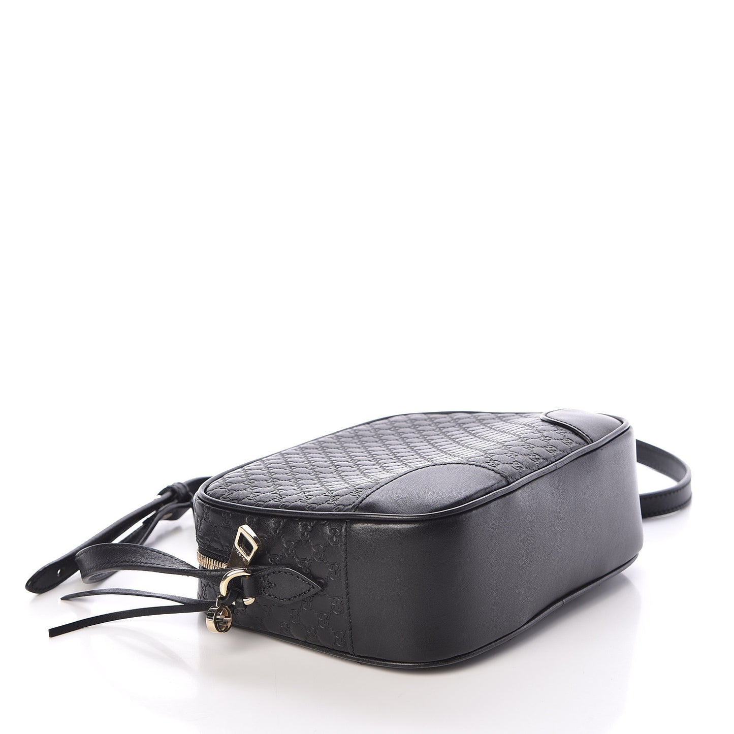 Microguccissima Mini Bree Messenger Bag Black