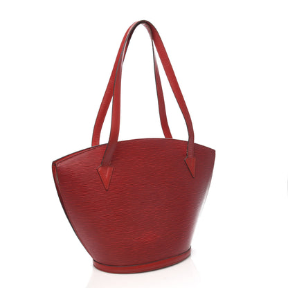 Louis Vuitton Epi Saint Jacques GM Castillan Red 3 of 16