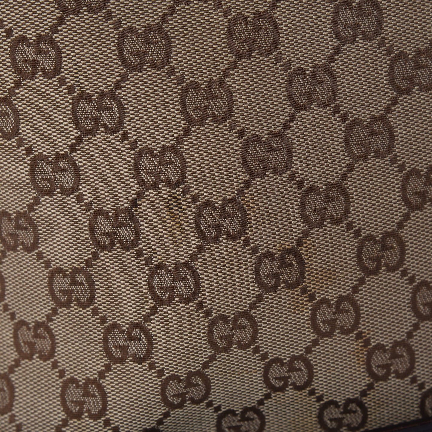 Monogram Calfskin Tote Dark Brown