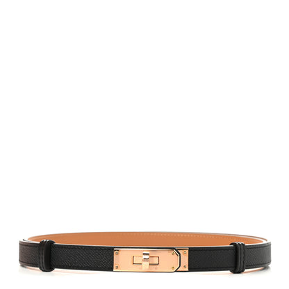 Hermes Epsom Kelly Belt Black 1 of 4