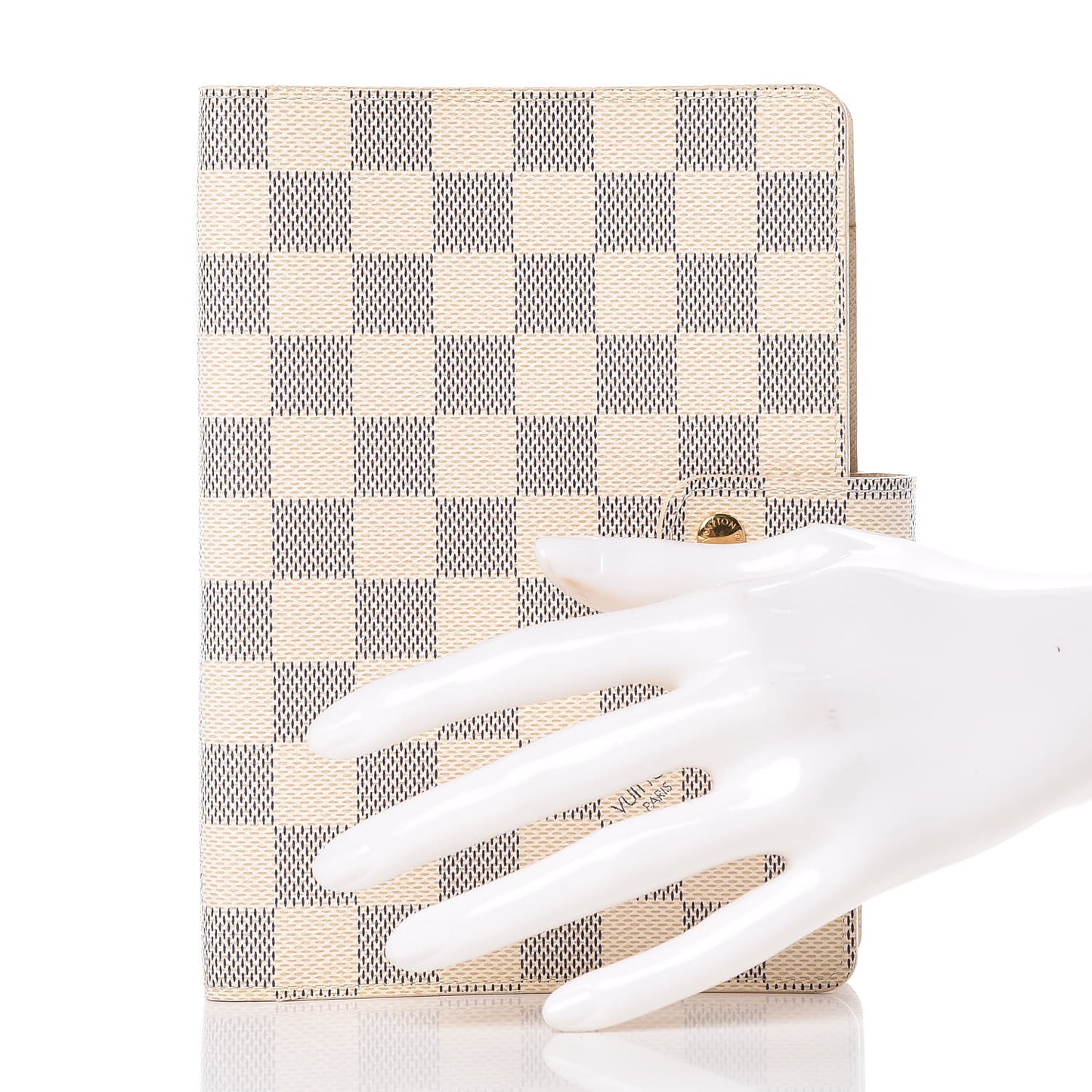 Damier Azur Medium Ring Agenda Cover